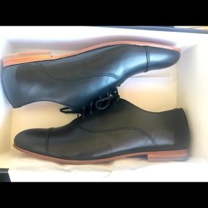B Store authentic black leather shoe men’s 44